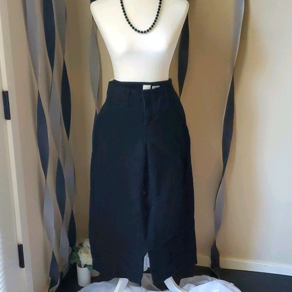 Black Wide Leg Pants - Picture 1 of 7